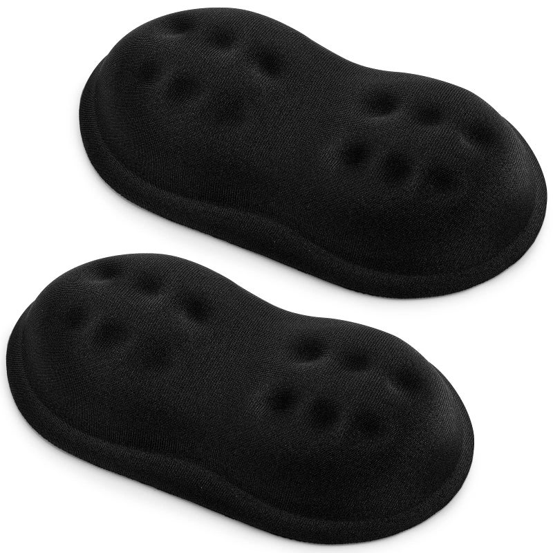 Canjoy 2 Pack Mouse Wrist Rest Support  Canjoy Memory Foam Mouse Wrist Rest Pad Support Cushion  Superfine Fibre Soft Ergonomic Hand Rest Support - Image 1